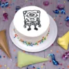 bob esponja de pastel - especial día del niño - decoralo tu mismo - dibuja- bob esponja para colorear 2023