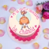Celebra a mama - 10 de mayo - divertido pastel - pastel para mama - pastel la mejor lanzadora de chancla -feliz dia de las madres