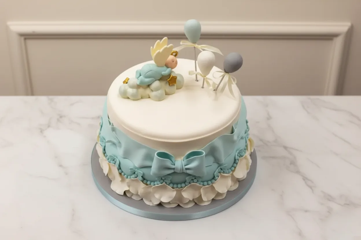 Pastel de bautizo, pastel para bautizo, bautizo, nacimiento, bebe, pastel fondant, pastel bautizo con fondant, pastel con angel,