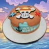 Pastel One Piece, Pastel Lufy, One Piece, fiesta tematica One Piece, Pastel Piratas, Pastel Sombrero de Paja, Fiesta de piratas, Pastel de fondant, pastel personalizado, Somreros de paja,