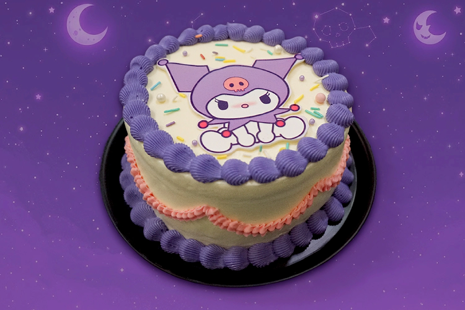 Pastel de Kuromi, kuromi, hello kitty, pastel hello kitty,